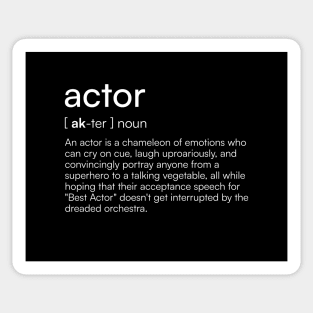 Actor definition Sticker